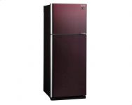 ثلاجة بتقنية نوفروست انفرتر ببابين زجاج من شارب SJ-GV63G-RD، 480 لتر