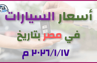 أحدث أسعار السيارات في مصر – السبت 17 يناير 2026